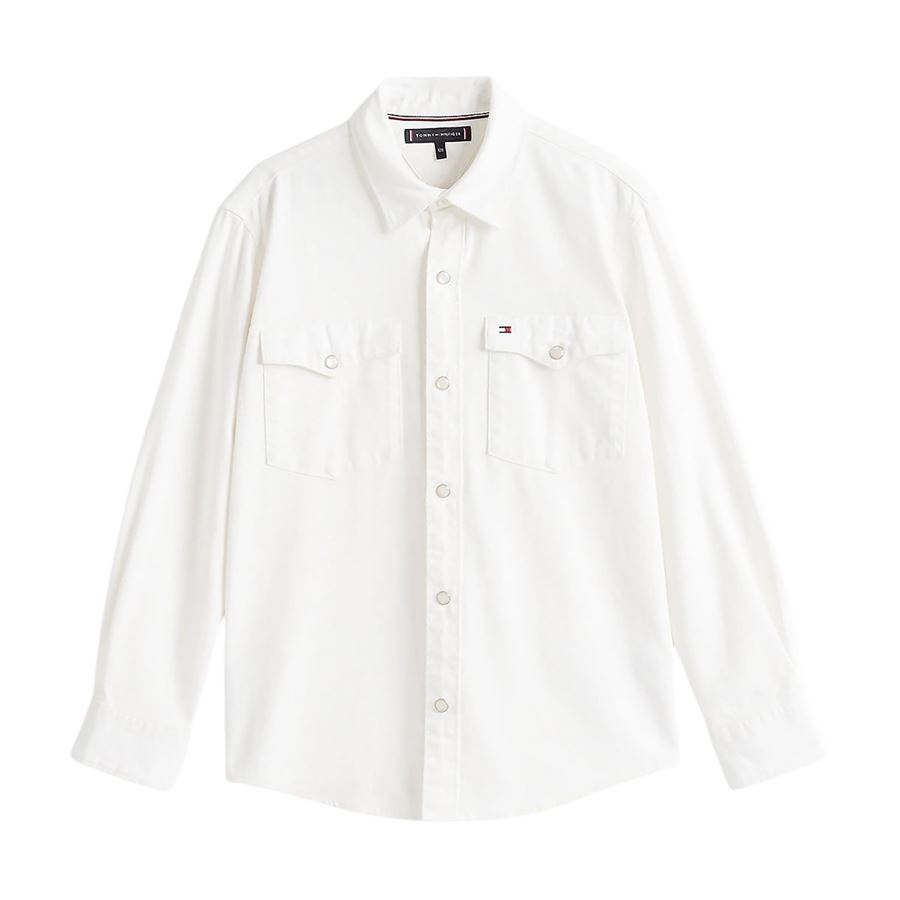 Camicia regular fit in denim da bambino Tommy Hilfiger | THKB0KB093401CD